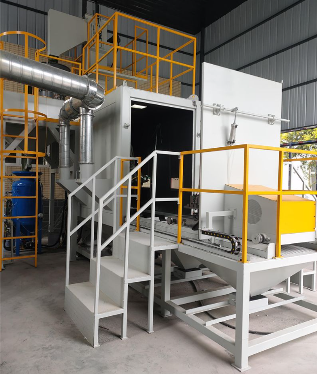 汕尾全自动喷砂机 实现无人化高效生产