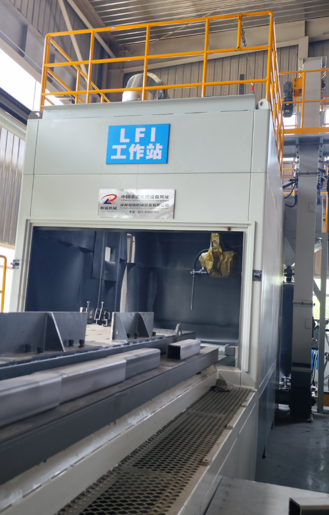 汕尾无尘环保自动喷砂机,车间更安全更规范