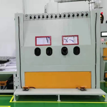 汕尾高效生产,从箱体手动喷砂机开始,提升零部件质量